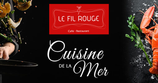 Cuisine de la mer proposée au Fil Rouge, restaurant à Quimper