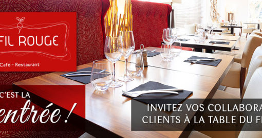 Rentrée au restaurant le Fil Rouge à Quimper