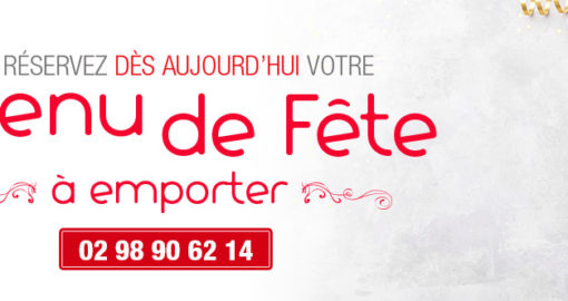 Menu des fêtes à emporter - décembre 2020 - restaurant Le Fil Rouge à Quimper